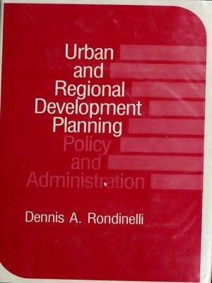 cover image of Urban and Regional Development Planning
